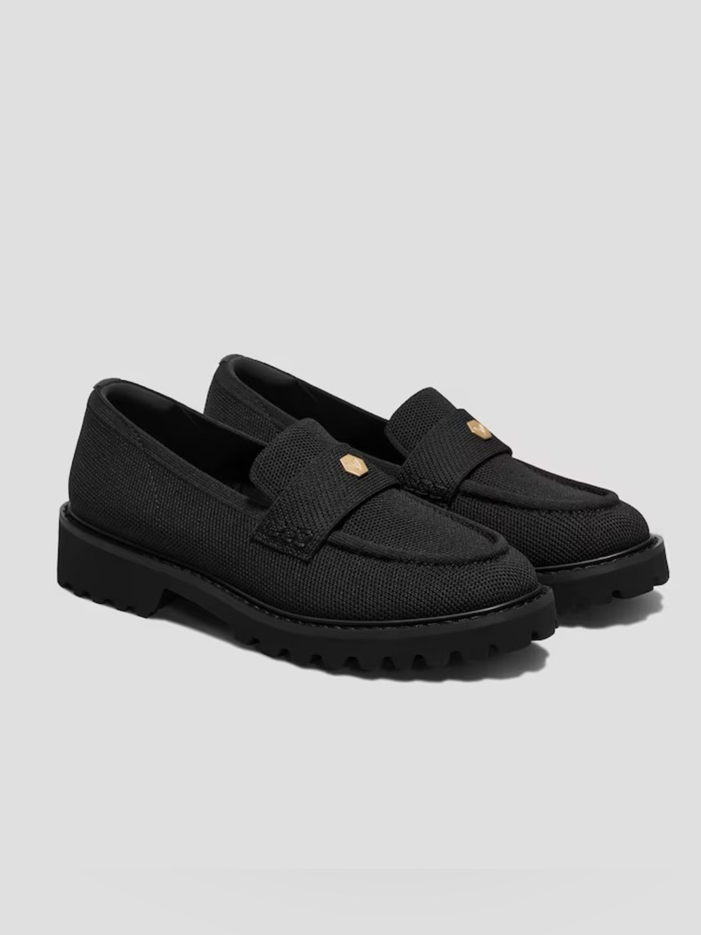VIVAIA Round-Toe Platform Chunky Heel Loafers (Francesca) Size EU 40